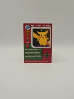 LP/NM 1999 Topps Pokemon #TV2 Pikachu TV Animation Series 1 BLUE LOGO - #25 - Image 2