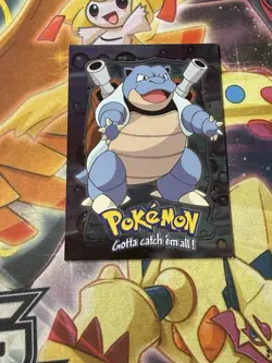 1999 Topps Pokemon Movie Blastoise #E9 Foil NM (Blue Logo) - Image 1
