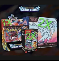 Pokemon Chaos Rising Booster Display Box, Booster bundles, ETBs PC confirmed ✅ - Image 1