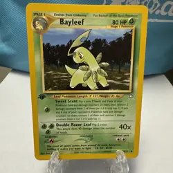 ** Pokemon TCG Bayleef Neo Genesis 29/111 Regular 1st Edition Uncommon NM - Image 1