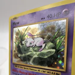 The Pokemon Company Mew 53/108 Evolutions Holo Rare Basic LP - Image 3