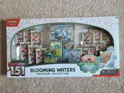 Pokemon 151 Blooming Waters Premium Collection Box Factory Sealed Eng 2023 SV - Image 1