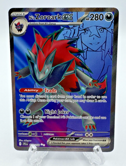 N's Zoroark ex 175/159 Sv09: Journey Together Holo Pokemon TCG NM/M - Image 1