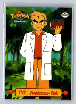 1999 Topps Pokemon TV Animation Professor Oak #TV7 - Image 1