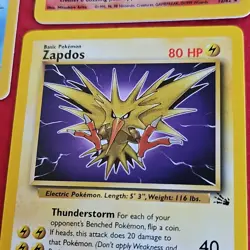 Pokemon Legendary Birds Trio Articuno Holo Moltres Holo Zapdos Non-Holo 1999 NM - Image 5
