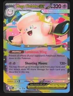 Mega Clefable ex 031/088 Pokemon TCG ME03: Perfect Order NM - Image 1