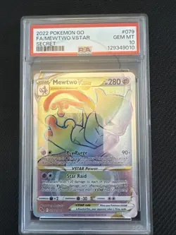 Mewtwo VSTAR (Secret) 079/078 Pokemon GO Holo - Image 1