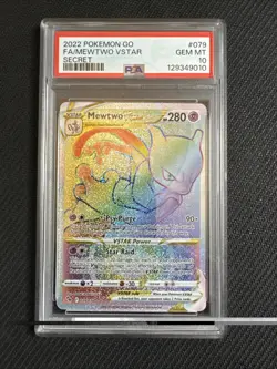 Mewtwo VSTAR (Secret) 079/078 Pokemon GO Holo - Image 4