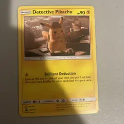 Pokemon TCG Detective Pikachu SM194 Cosmos Holo Black Star Promo LP Free Ship - Image 1