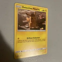 Pokemon TCG Detective Pikachu SM194 Cosmos Holo Black Star Promo LP Free Ship - Image 2