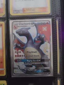 Pokemon TCG Charizard GX Hidden Fates SV49/SV94 Holo Full Art - Image 1