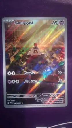 Sandygast 214/193 Sv02: Paldea Evolved Illustration Rare Pokemon TCG - Image 1