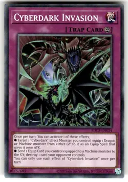 Yugioh Cyberdark Invasion Sdcs-en034 Cyber Strike Unlimited Common - Image 1