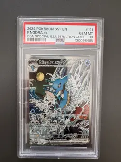 Pokemon TCG Kingdra ex 131 SV: Scarlet & Violet Promo Holo English PSA 10 - Image 1