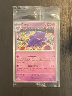 Gengar Poke Ball Mirror Holo Monthly Promo Indonesia 2024 Pokemon #118/SV-P - Image 1