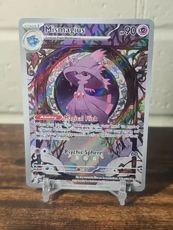 Pokemon TCG Mismagius Illustration Rare Scarlet & Violet Paldea Evolved 212/193 - Image 1
