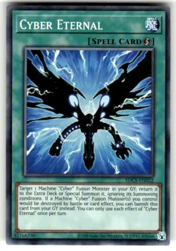 Cyber Eternal - SDCS-EN022 - Common - Unl Edition NM YuGiOh! Structure Deck: Cy - Image 1