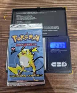Pokemon Base Set 2 Booster Pack WOTC Sealed 2000 Raichu - Image 2
