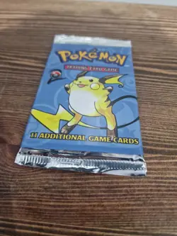Pokemon Base Set 2 Booster Pack WOTC Sealed 2000 Raichu - Image 4