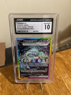 Terapagos ex 170/142 SIR Pokemon Stellar Crown English - CGC 10 Gem Mint 🔥 - Image 1