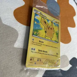 XY Base Set Pikachu cosmos Holo 42/146 - 2014 promo Pokemon Card - Sealed/New - Image 3