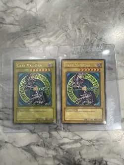 FADED Dark Magician SDY-006 YUGIOH starter Deck Unlimited MISPRINT green - Image 1