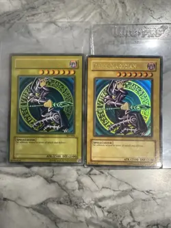 FADED Dark Magician SDY-006 YUGIOH starter Deck Unlimited MISPRINT green - Image 3
