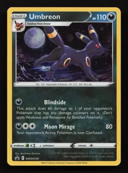 Umbreon - SWSH129 Promo SWSH: Sword & Shield Promo Cards NM 2019 - Image 1