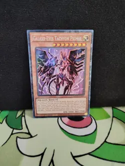 Yugioh Galaxy-Eyes Tachyon Primal MZTM-EN011 Collector's Rare 1st Edition NM - Image 1