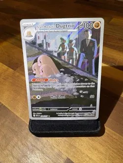 Team Rocket's Dugtrio 239/217 Pokemon TCG Ascended Heroes Illustration Rare NM - Image 2
