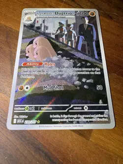 Team Rocket's Dugtrio 239/217 Pokemon TCG Ascended Heroes Illustration Rare NM - Image 3