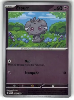 Espurr 033/088 Reverse Holo Perfect Order Pokemon TCG - Image 1
