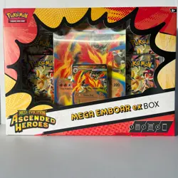 Pokemon TCG: Mega Evolutions Ascended Heroes Mega Ex Box Set Of 3 Sealed - Image 2