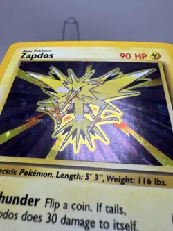 1999 Pokemon Base Set Holo Zapdos 16/102 MP - Image 3
