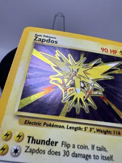 1999 Pokemon Base Set Holo Zapdos 16/102 MP - Image 4
