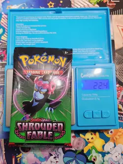 Very Heavy!! 22.4g Pokemon TCG SHROUDED FABLE 🔥 Booster Pack New Sealed - Image 1