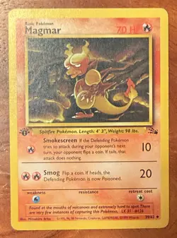 Magmar 39/62 - Fossil - 1st Edition - Pokemon TCG - Image 1