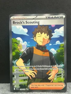Brock's Scouting 179/159 Ultra Rare Journey Together Holo Near Mint - Image 1