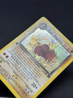 Pokemon Team Rocket Dark Dugtrio Holo Rare 6/82 1st Edition - Image 2