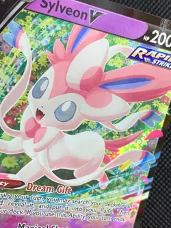 Sylveon V SWSH202 Black Star Promo Holo Sword & Shield Pokemon - Image 2