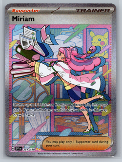 Miriam Special Illustration Rare 251/198 Pokemon Scarlet Violet Base Set NM 001 - Image 1