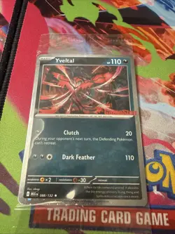 Pokemon TCG Yveltal 88/132 Mega Evolutions GAMESTOP STAMPED Promo SEALED TCG - Image 1