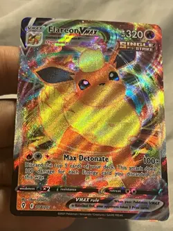 Flareon Vmax - 018/203 -Evolving Skies - Full Art Ultra Rare Pokemon - NM - Image 1