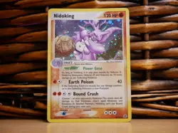 Pokemon NIDOKING 8/112 | HOLO RARE | LP Light Play | EX FireRed LeafGreen | 2004 - Image 2