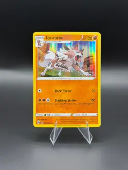 Lycanroc 30/73 Champion's Path Holo Rare NM Pokemon TCG - Image 1