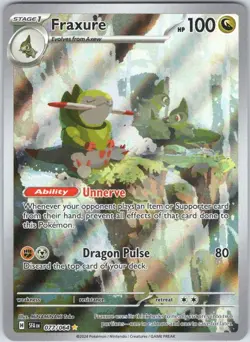 Fraxure 077/064 Illustration Rare Shrouded Fable Pokemon NM - Image 1