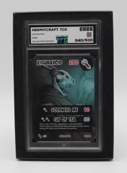 Hermitcraft TCG Xisumavoid Collector's Edition Slabbed Card 040/500 - Image 1