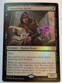 {1x} ~ Opposition Agent ~ *FOIL* NM MTG EDH Commander Legends #141 *Startropic* - Image 1