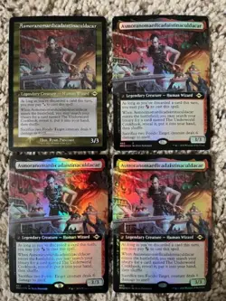 MTG- Asmorandomardicadaistinaculdacar x4 - MH2 - FOIL (1x Retro, 3x Borderless) - Image 1