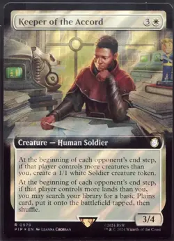 Keeper of the Accord (Extended Art) (Surge Foil) Universes Beyond: Fallout Foil - Image 1